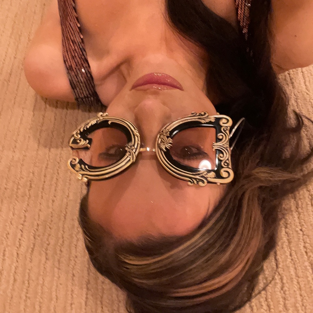 More photos coming soon! Designer inspired statement sunglasses, not authentic